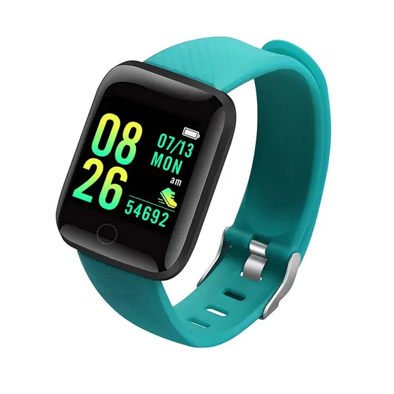 MYRYDER 116Plus green smart bracelet, green color fitness smart band for daily health tracking and sports
