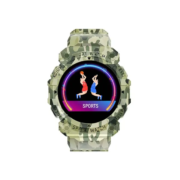 MYRYDER FD68S camouflage smart bracelet, camo colour fitness band product display by Shenzhen MYRYDER Technology Co., Ltd.