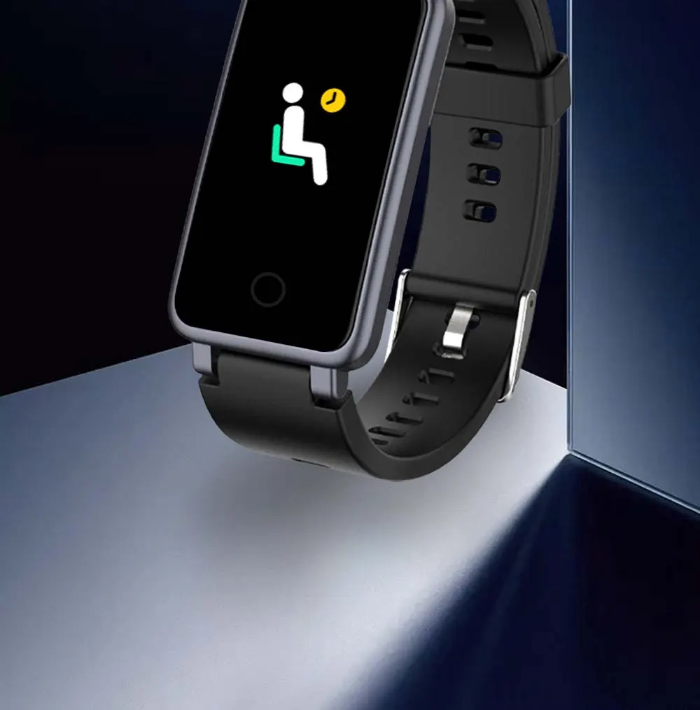 MYRYDER C2Plus smart-bracelet supplementary promotional graphic continuing previous feature introduction